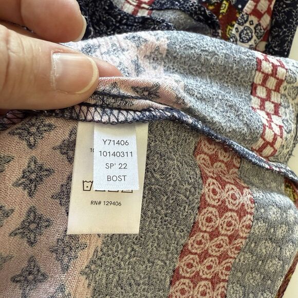 Venus Colorful Geometric Print Romper with Pockets Women’s Size S - Picture 10 of 13